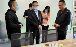 嘉陵区委冯书记一行领导莅临美太莱检查指导工作